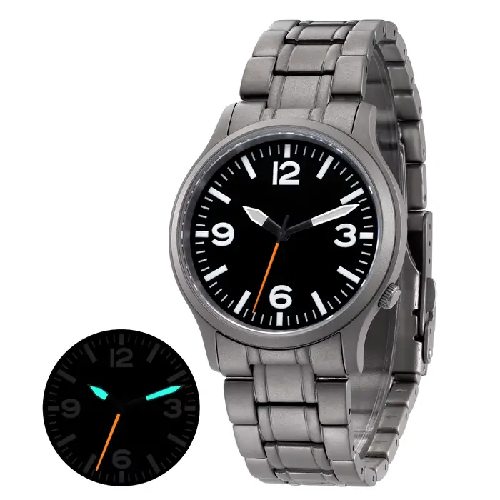 BERNY Montre pour homme entièrement en titane