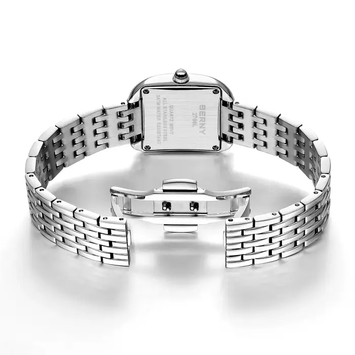 BERNY marque de luxe femme montre nouveau de haute qualité S/S carré dames montres à Quartz mode élégante montre-bracelet d'affaires