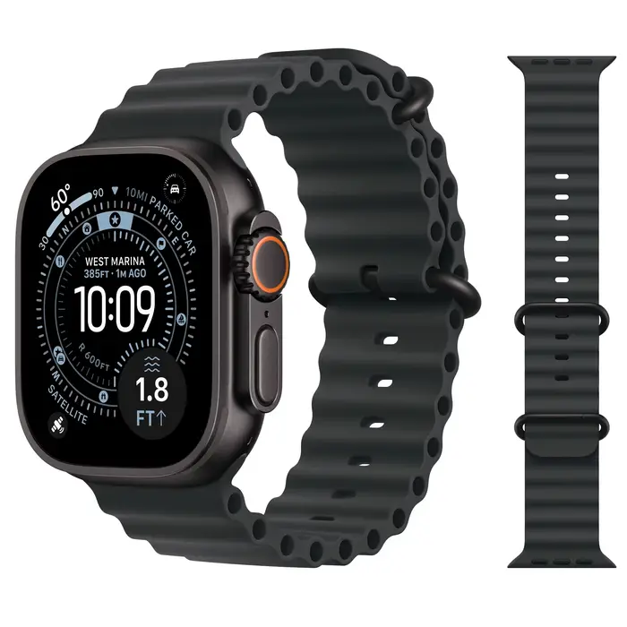 Bracelet océan officiel pour Bracelets de montre Apple Ultra 3 2 49mm 46mm 44mm 40mm 41mm 42mm 45mm