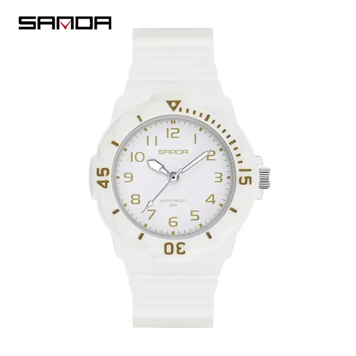Montre décontractée pour femme, montre sport simple à quartz, étanche, montre-bracelet pour enfant, 