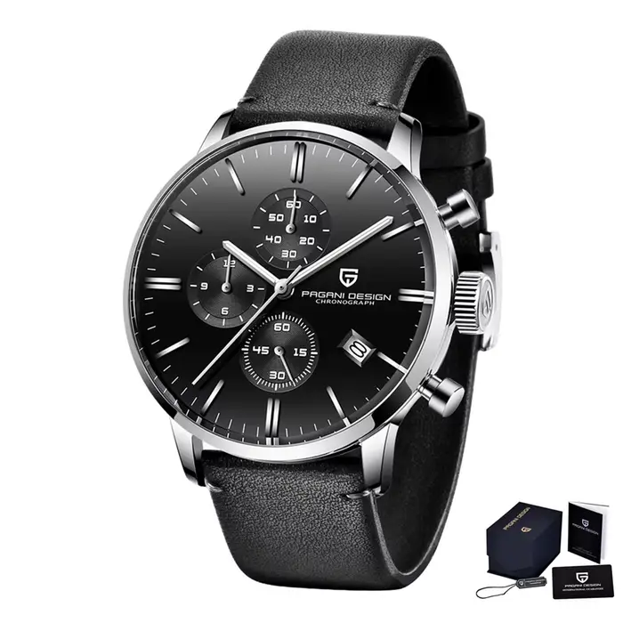 Pagani Design montre chronographe homme japon VK67 Movt étanche multifonctionnel affaires sport mont