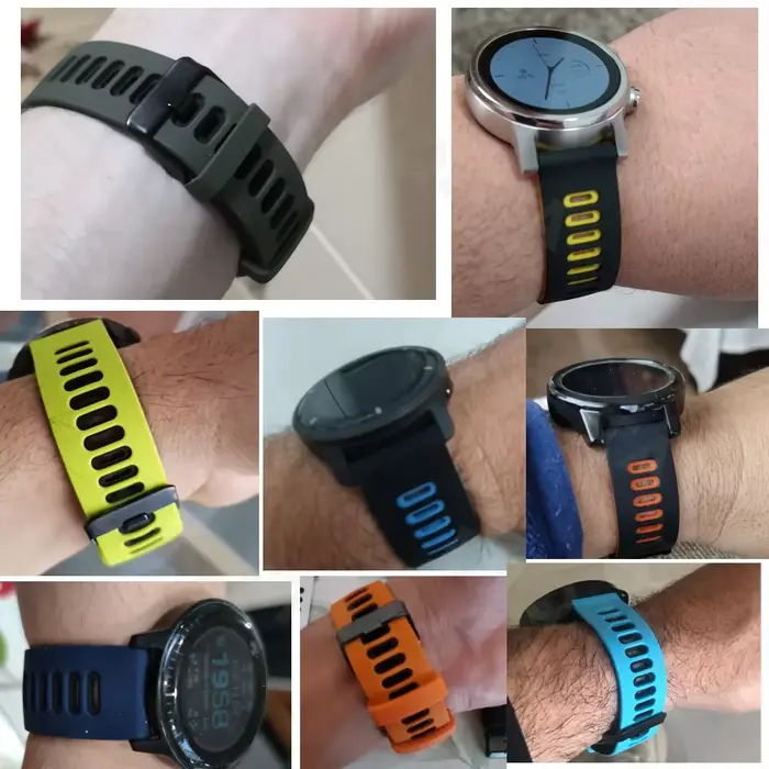 Bracelet en silicone pour montre intelligente verticale Suunto