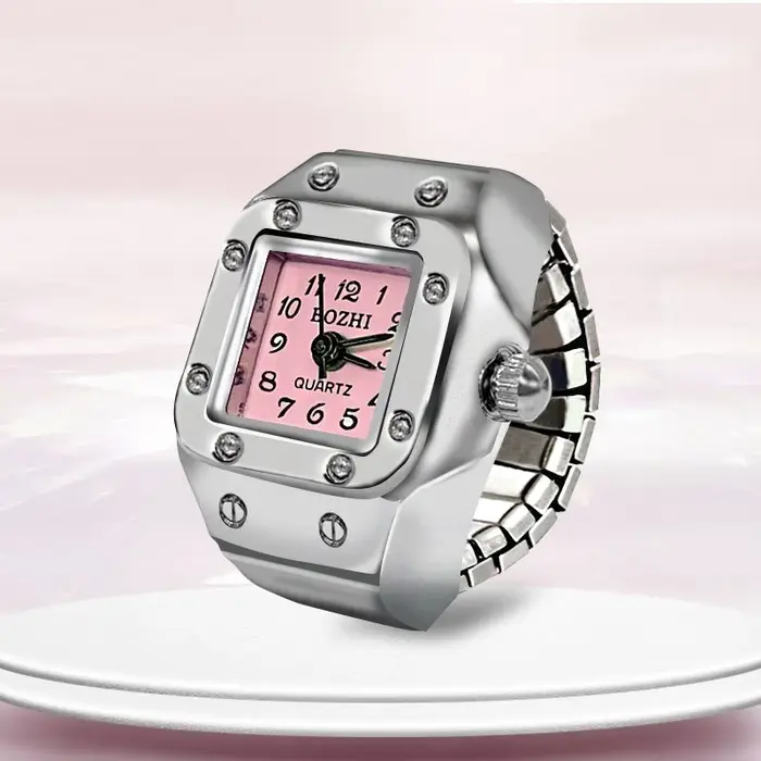 Montres Bagues Tendance pour Femmes et Hommes 2025 – Montres à Quartz Unisexe pour Fêtes, Bijoux Cadeaux pour Couples