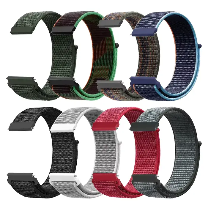 Bracelet Velcro 20mm 22mm pour COROS PACE 4 APEX 4 2 Pro Tressé Polyvalent Couleurs Audacieuses Occasions Spéciales
