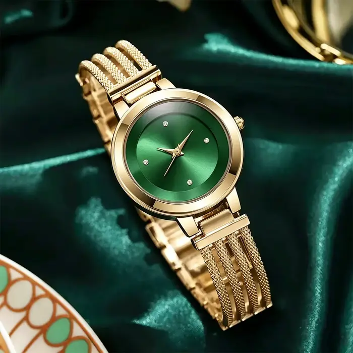 Montres pour femmes élégantes avec strass et bracelet en alliage pour occasions spéciales et quotidiennes