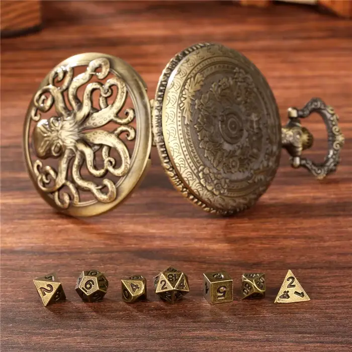 Boîtier de montre de poche poulpe creux en Bronze