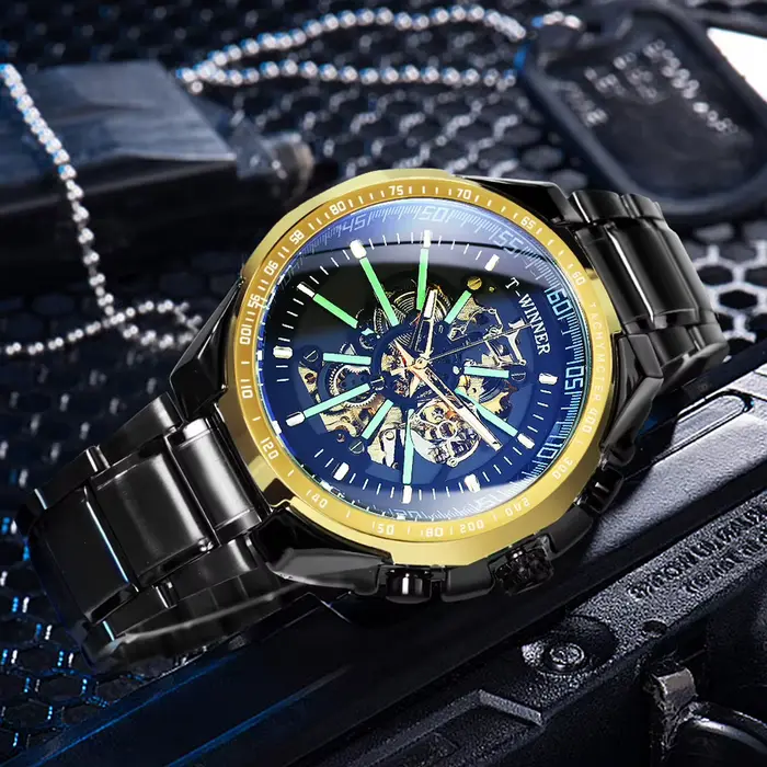WINNER montre mécanique automatique officielle pour hommes