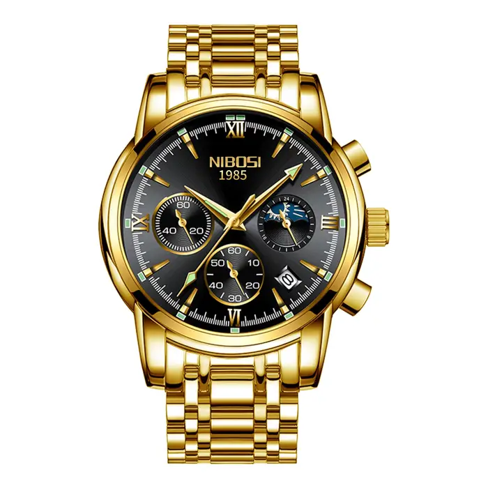 NIBOSI – montre-bracelet à Quartz pour hommes