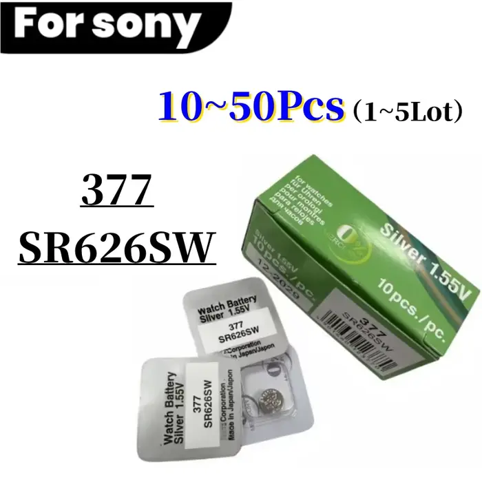 Pile alcaline pour SONY SR626SW