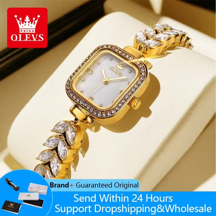 OLEVS 9987 montre pour femme cadran carré