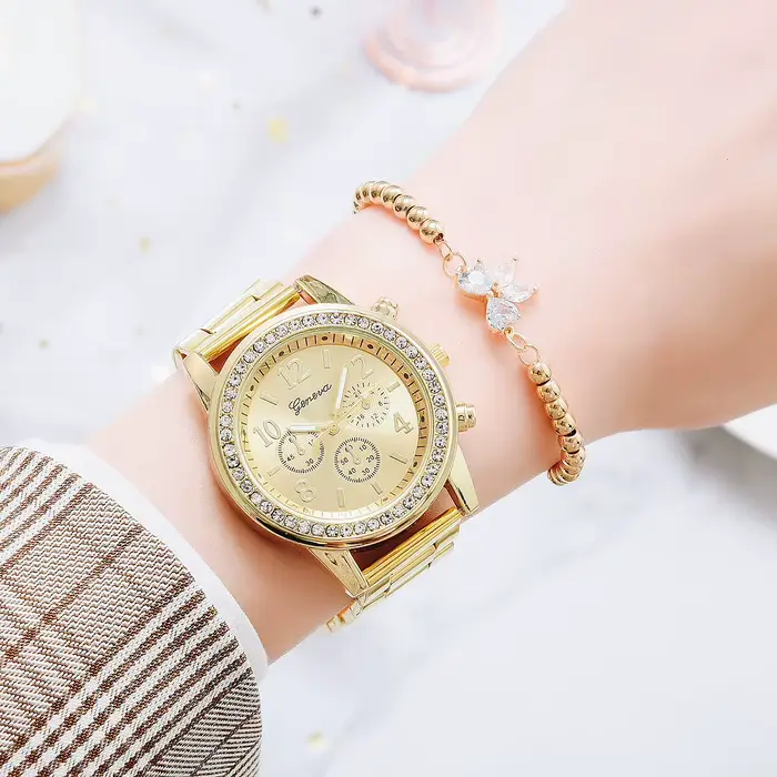 Montre femme en or genève classique