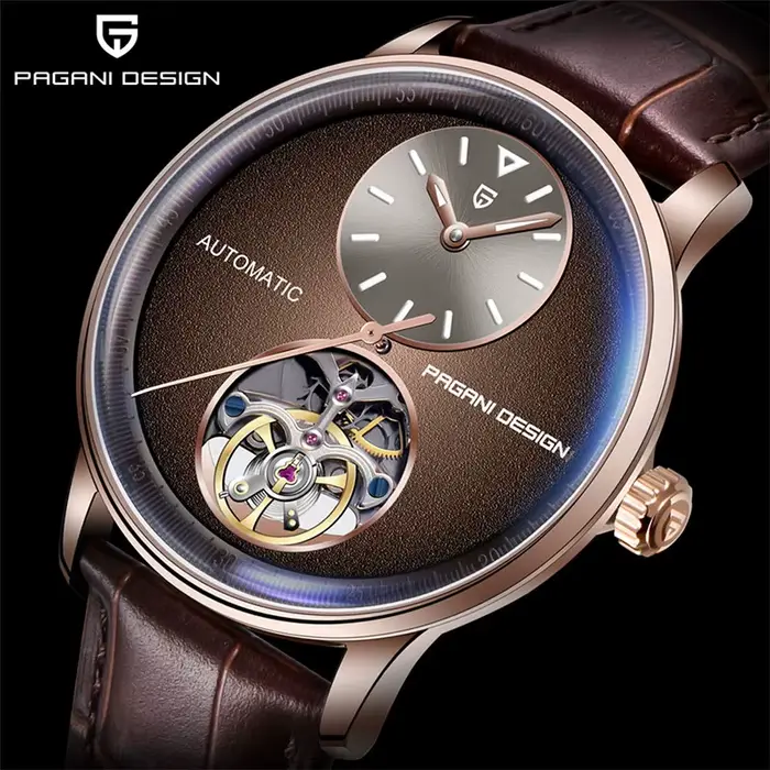 PAGANI DESIGN 2025 nouvelle montre mécanique pour hommes 100M étanche luxe affaires automatique