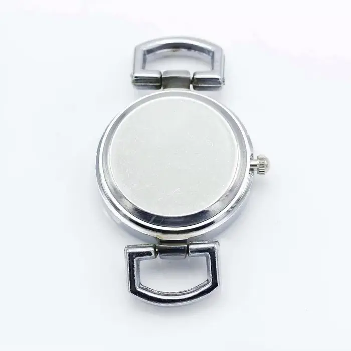 Shsby bricolage personnalité argent montre en-tête chiffres romains cercle