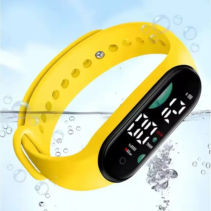 Montre de sport électronique LED montre-Bracelet numérique pour femmes mode décontracté Simple Silicone tactile étanche Bracelet horloge