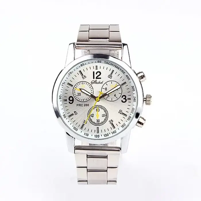 2025 nouvelles montres pour hommes marque célèbre hommes montre à Quartz en argent affaires montres 