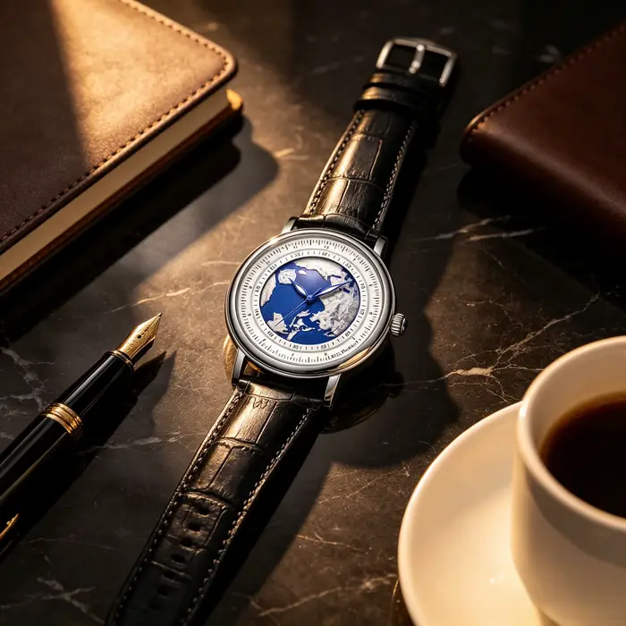 Montres pour hommes LIGE Blue Planet Creative
