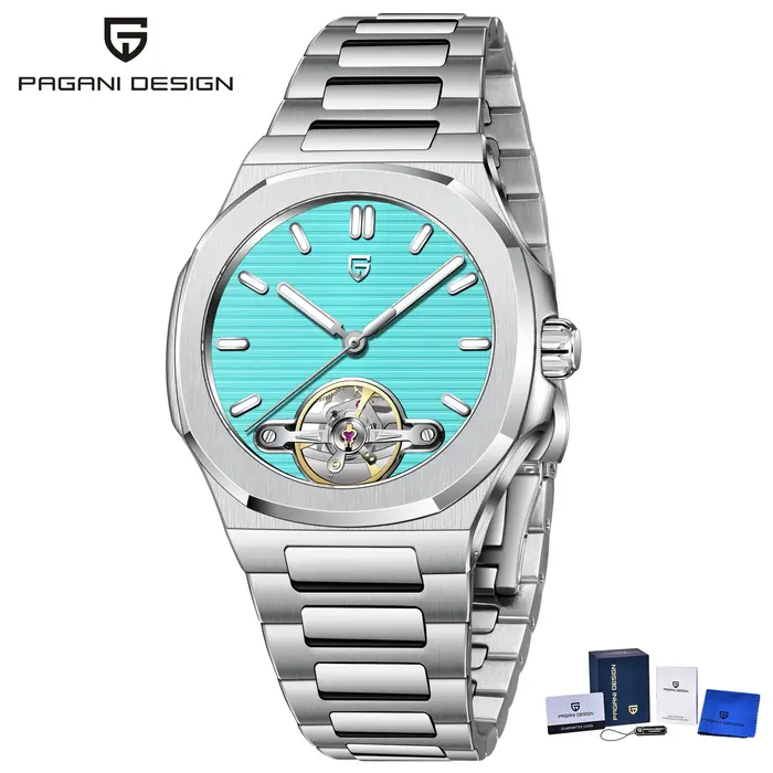 PAGANI DESIGN 2025 montre pour hommes or Rose