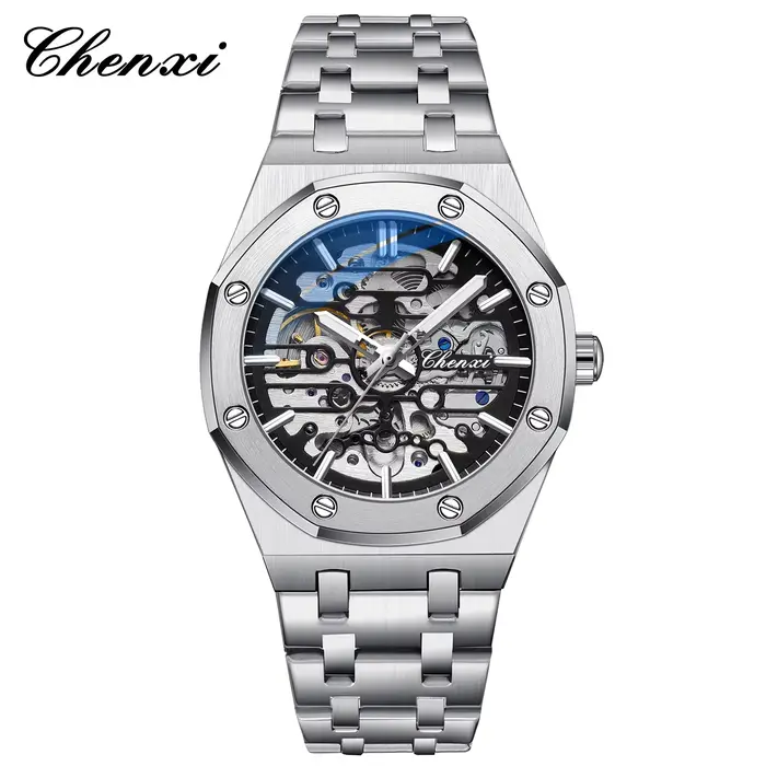 Montres mécaniques automatiques de haute qualité 2026 pour hommes, montre CHENXI tendance, décontrac