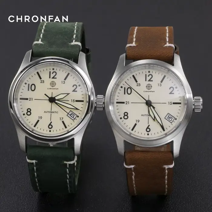 Nouvelle montre mécanique vintage pour homme Little Prince de 36 mm