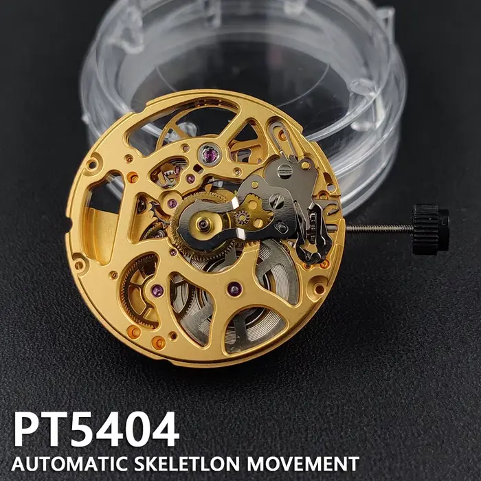 Montre mouvement automatique tricoté doré et métal argenté avec roue de date polices variées pour homme et femme occasions spéciales