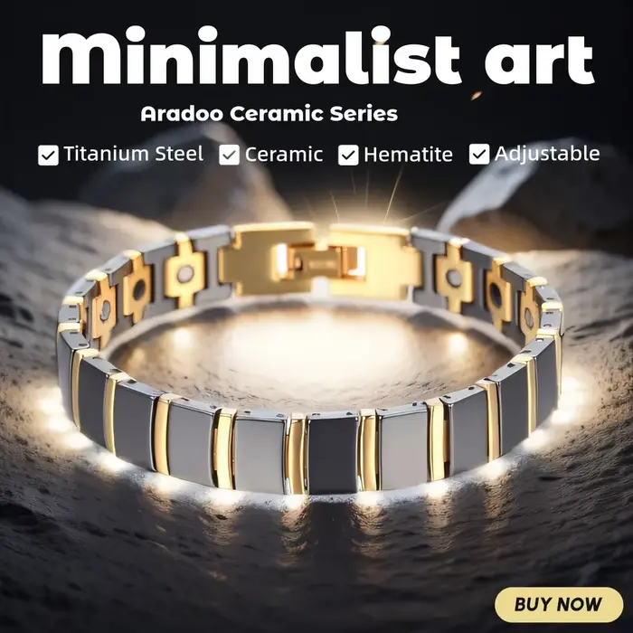 Bracelet en céramique unisexe avec tracker de fitness titane acier holographique pour homme et femme occassions spéciales