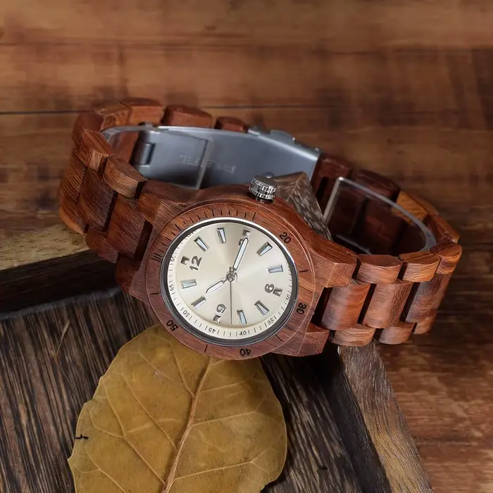 Montre en bois pour femme