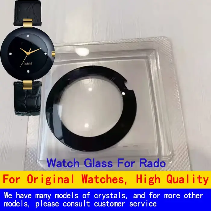 Verre de montre saphir, accessoires pour Rado COUPOLE série R22828715