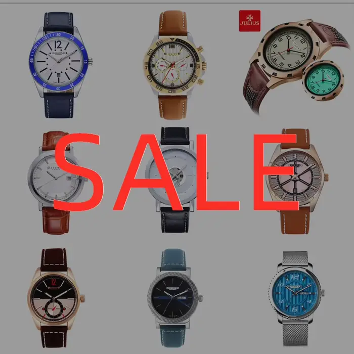 SOLDES ! Montre Julius pour homme