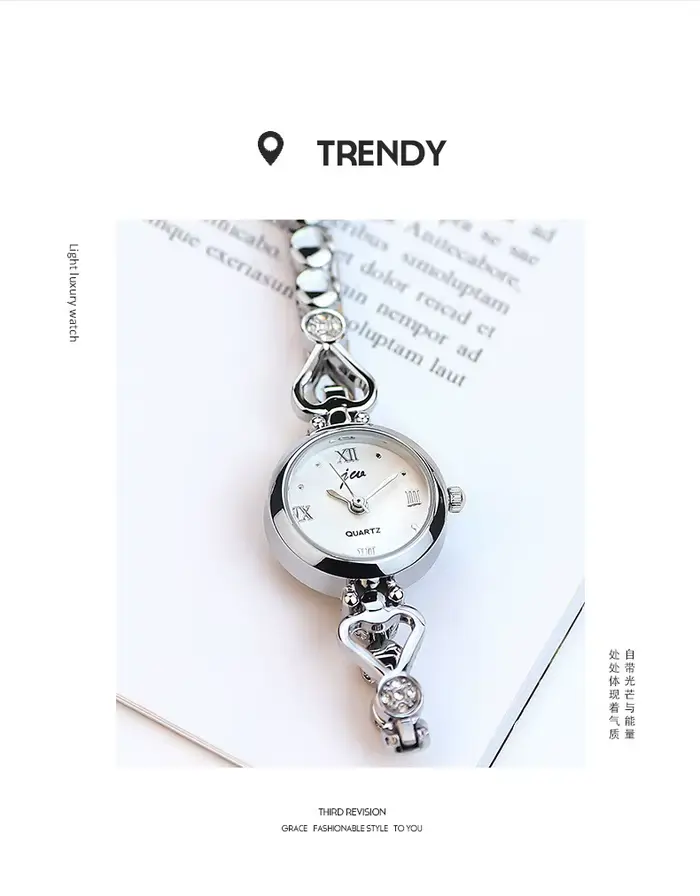 Montre pour femme, style de vie pour femme