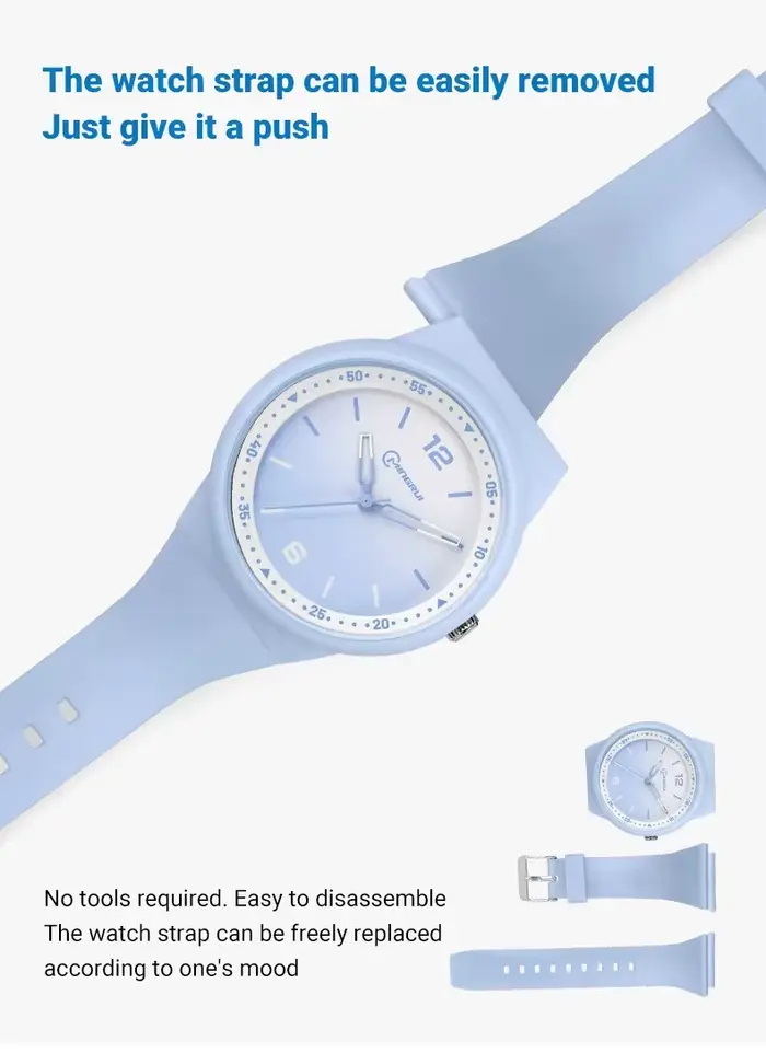 Montres à Quartz rose pour enfants