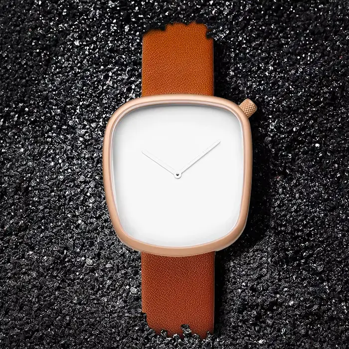 TOMI montre minimaliste hommes carré mode Ultra mince
