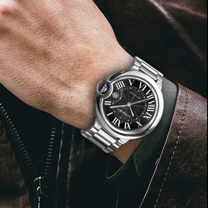 Montres mécaniques pour hommes de la série Business haut de gamme de style européen et américain