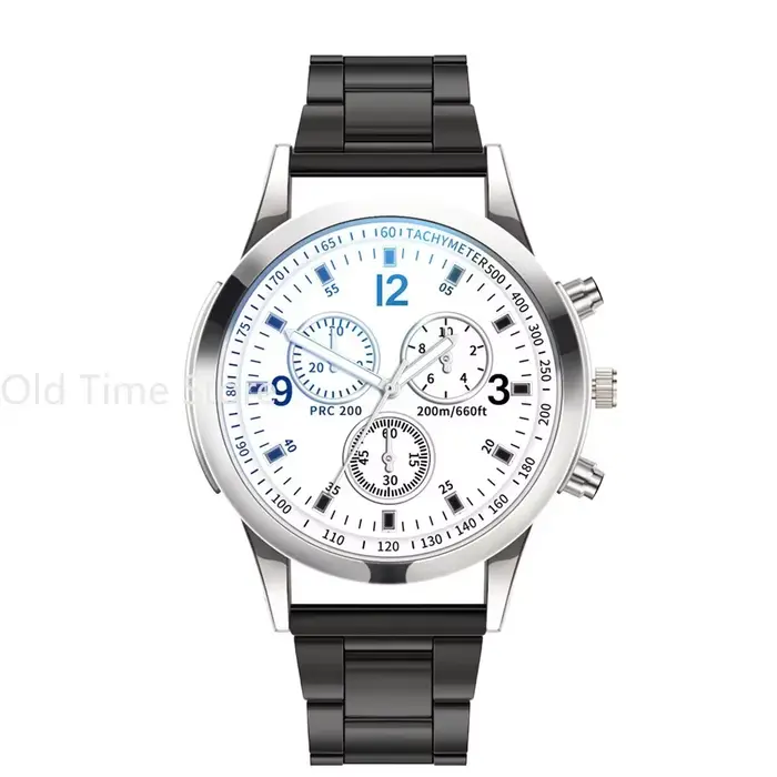 Montre à quartz décontractée de luxe pour hommes