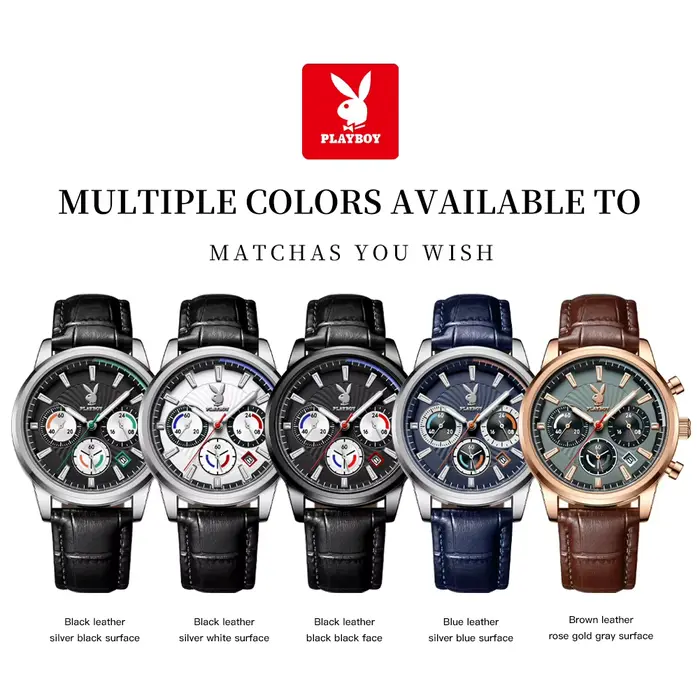 PLAYBOY 3305 Montres originales et authentiques de marque pour homme