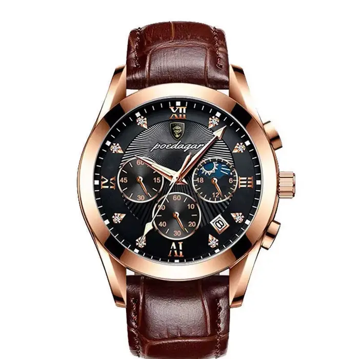 POEDAGAR hommes montre nouvelle marque de luxe étanche lumineux Sport montre-bracelet Quartz militai