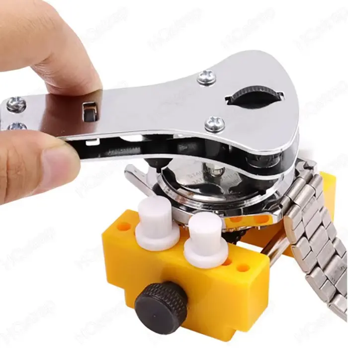 Kit d'outils de réparation de montre en acier ouvre-boîtier arrière clé de retrait de batterie pour montres occasions spéciales