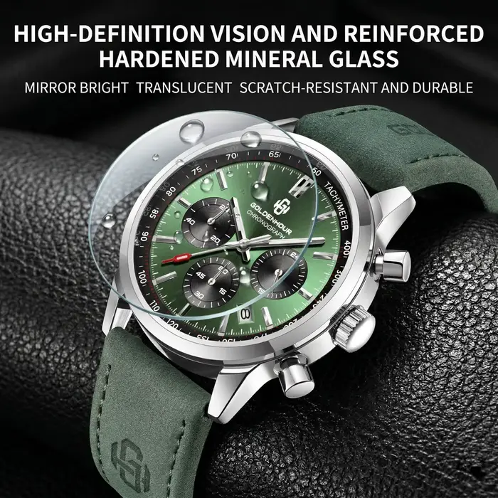Montre de luxe pour hommes GOLDENHOUR