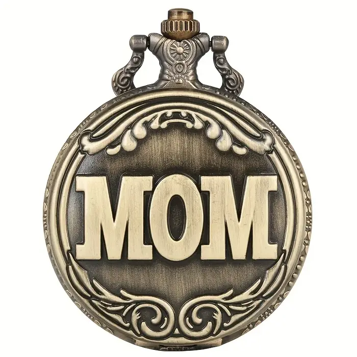Montre de poche vintage en bronze pour femmes style fashion casual cadeau anniversaire ocassions spéciales résistante à l'eau non résistante à l'eau design intemporel élégance sophistiquée