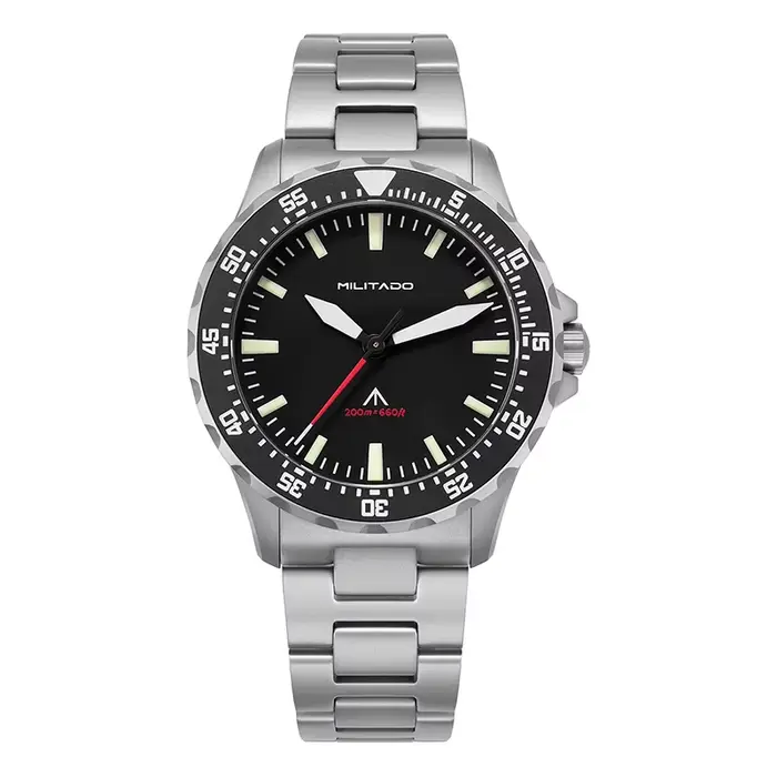Militado ML16 nouvelle montre à quartz VH31\Ronda 515 39mm montres vintage cristal saphir 20 bars ét