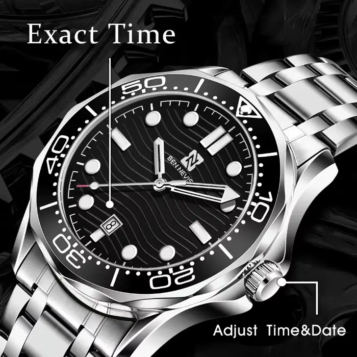 Seam84- Montre à Quartz pour Homme