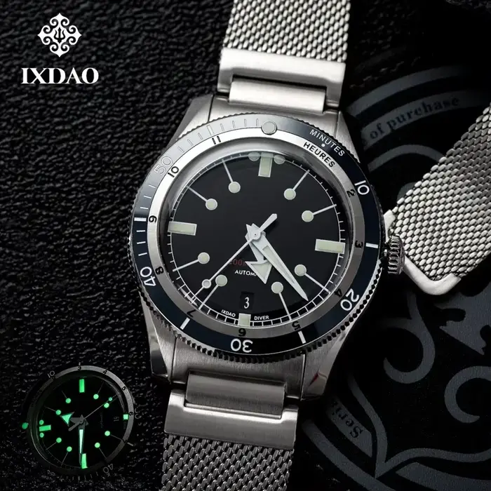 IX&DAO IPOSE 2025 Nouvelle Montre Mécanique Automatique pour Homme 5303 PT5000 Saphir Acier Inoxydable Plongée 20 Bar Lumineuse C3