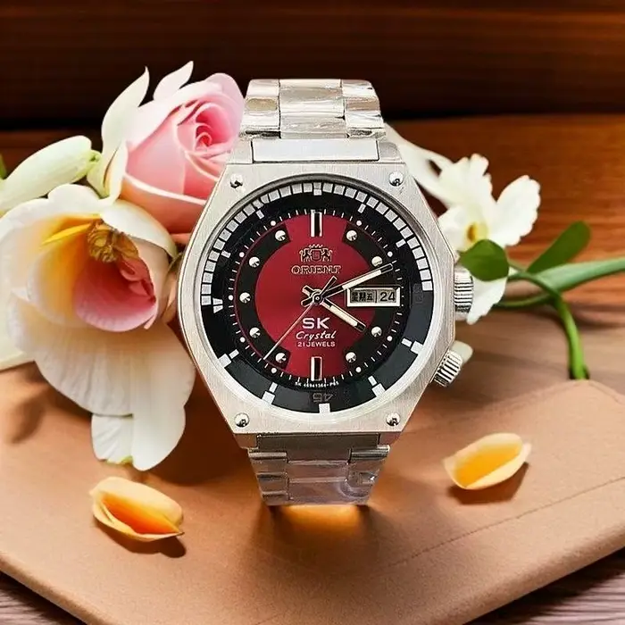 Montre mécanique DFDG pour homme, montre mécanique Orient avec affichage lumineux nocturne, étanche,