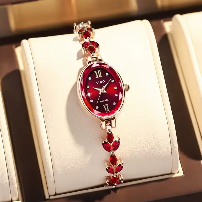 UTHAI V22 montres pour femmes lumière de luxe diamant incrusté montre femme étanche ovale dames mode Quartz Bracelet montre-Bracelet