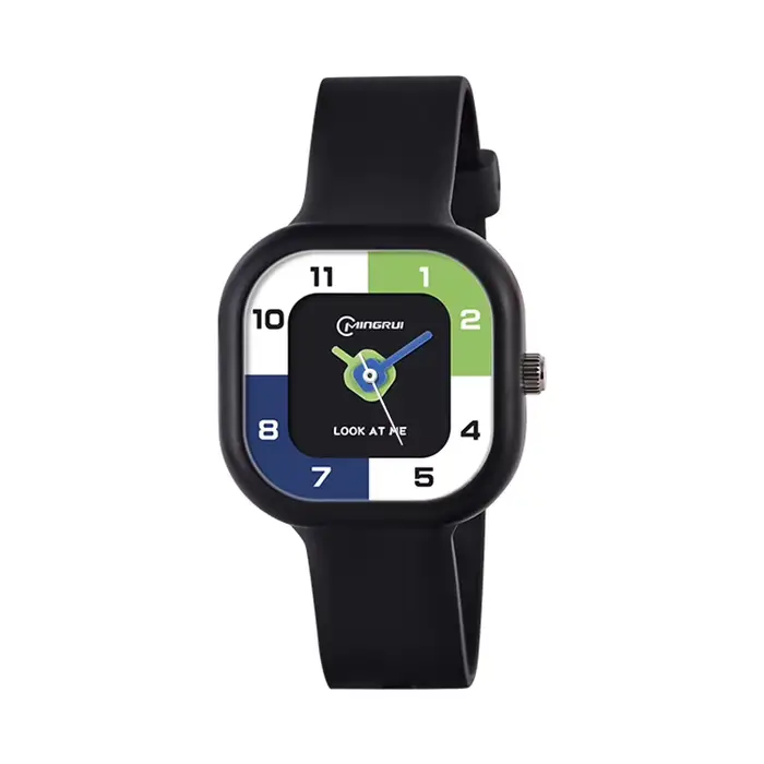 Montre carrée pour femmes et étudiants, montre de sport, édition coréenne, Simple, étanche à 30M, po