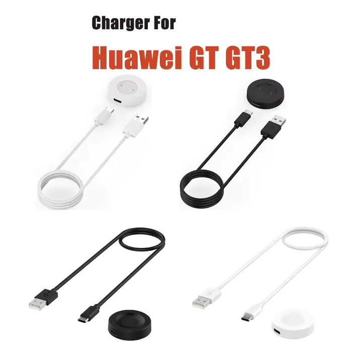 Chargeur magnétique Type-C vers USB pour Huawei Watch GT, GT 3, station de charge intelligente et base de charge avec câble