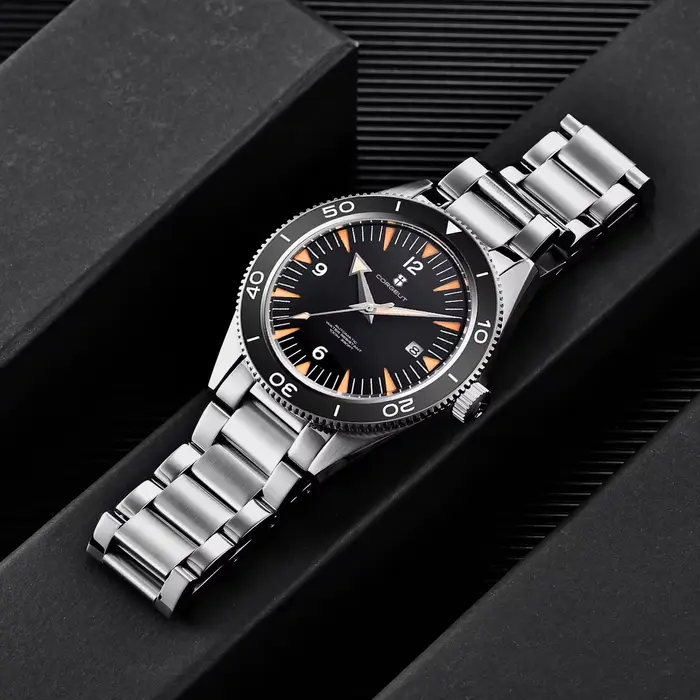Montre de plongée Corgeut de luxe pour hommes