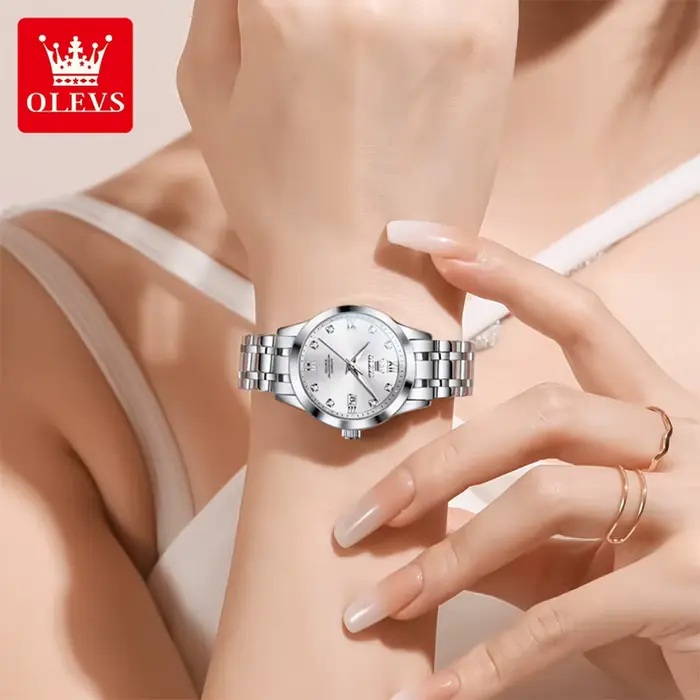OLEVS 9946 femme montre haut de gamme calendrier