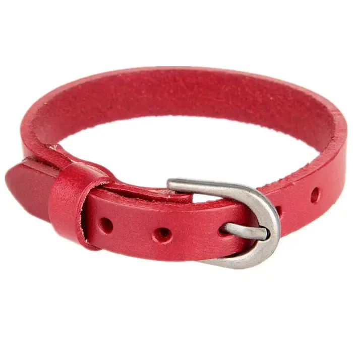 Bracelet en cuir réglable pour hommes, ceinture à sangle simple, bracelets à la mode, bracelets de p