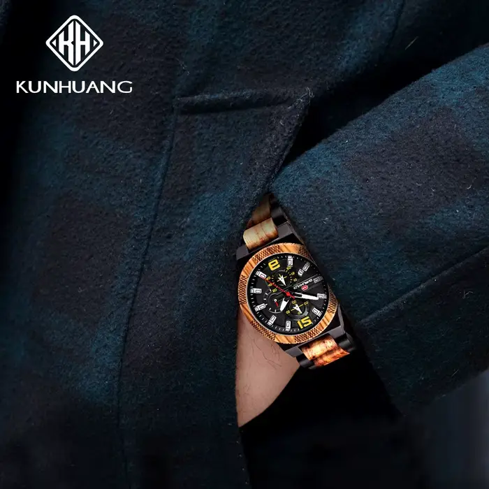 Montres en bois pour hommes montre