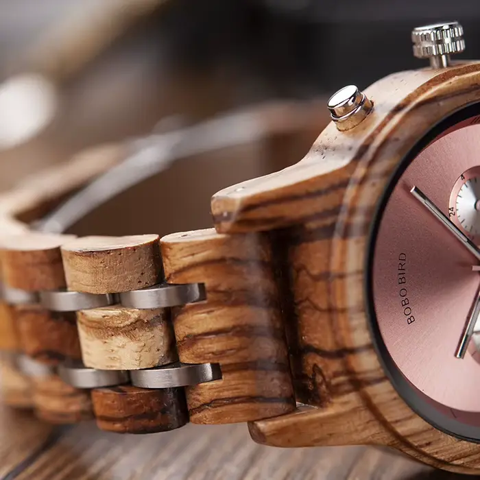 BOBO oiseau femmes montres de luxe chronographe Date montre à Quartz
